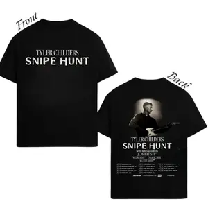 Tyler Childers Snipe Hunt Tour 2026 T-Shirt – Country Folk Music Graphic Tee, Vintage Concert Poster Back Print, Americana Fan Unisex Shirt