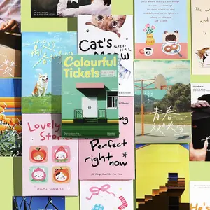 6 models, 1 model 30 postcards, simple ins style, DIY message greeting cards, wall decoration cards, postcards, postcards