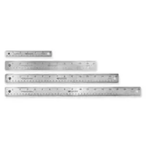 Acme United Corporation ACM Ruler- 12in. Long- Stainless Steel