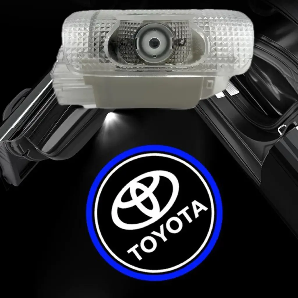 2pcs LED door welcome Projection logo light For Toyota Camry