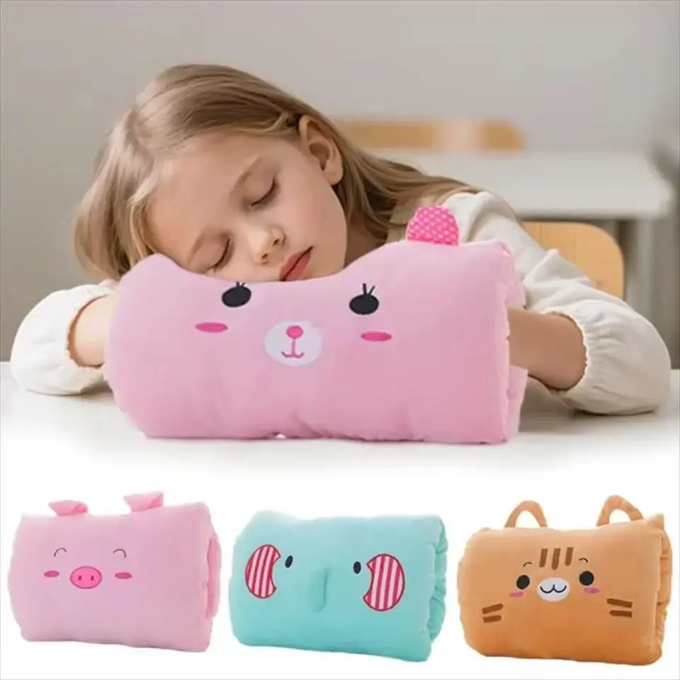 kids cute gift winter cartoon plush suho hand pillow hand warmer, weak hero class 1 arm pillow, Travel necessities desk nap