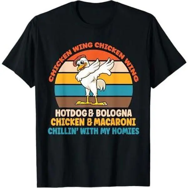 Chicken Wing Chicken Wing Hot Dog Bologna Macaroni T-Shirt