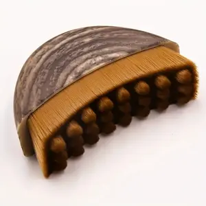 Lymph Contour Facial Brush, Dry Brushing Face Tool, Facial Care Tool, Lymphatic Drainage Tool, Lymph Drainage Massager for Face Chin and Jaw Shaping, Ergonomic Design, Relieves Fatigue