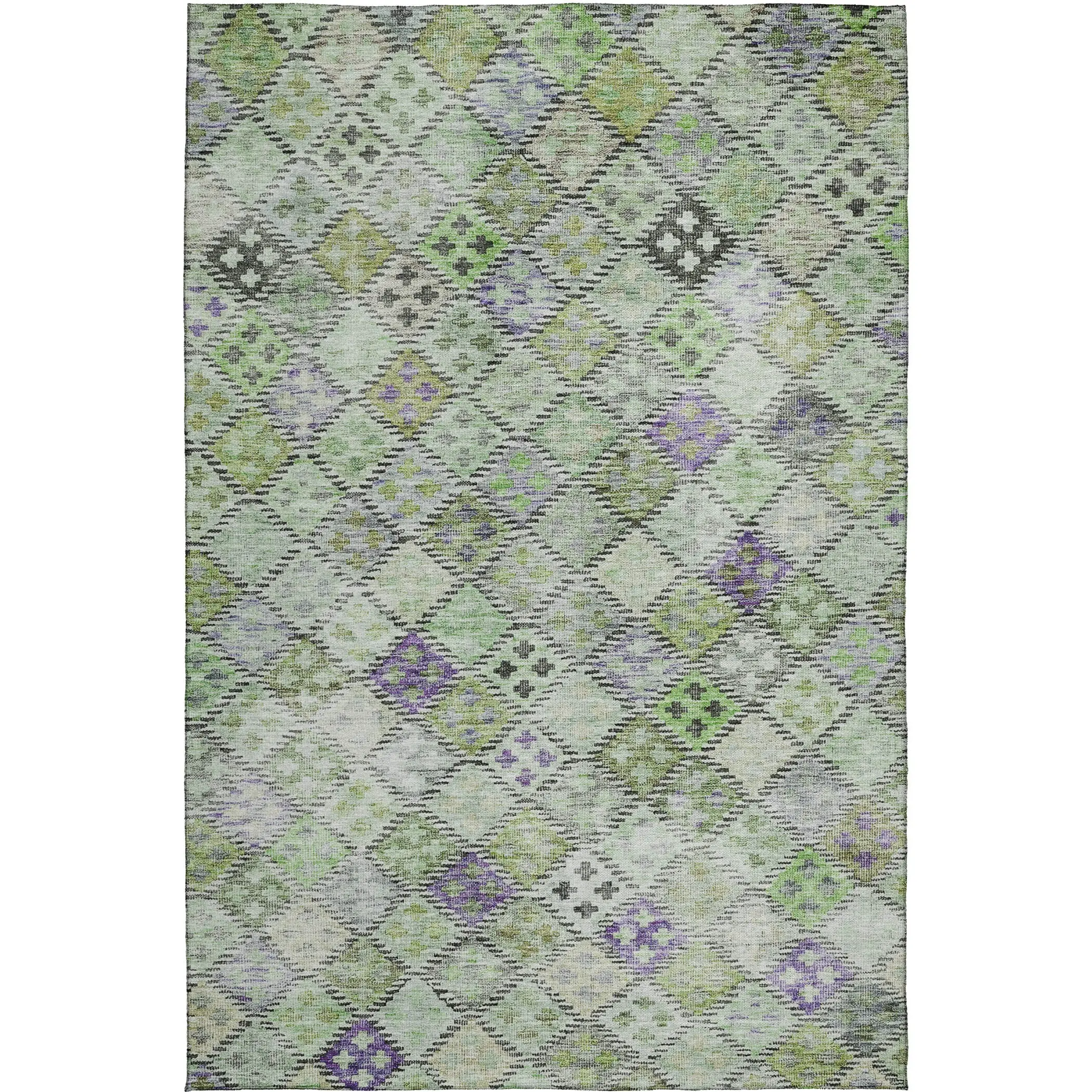 Dalyn Rugs Solace SL6 Green transitional Machine Made Rug