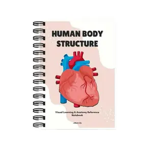 Anatomical Learning Coil Notebook, Designed for Medical Students, Nurses, and Anatomy Enthusiasts, Ideal for Studying Human Structure