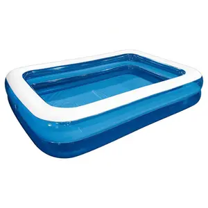Inflatable Above Ground Swimming Pool,Outdoor Rectangular Pool,Easy Set
