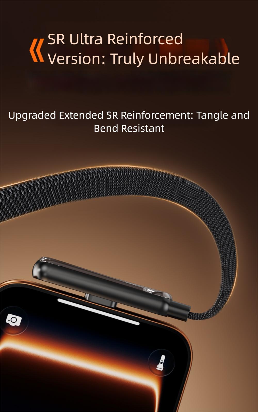 100% Fast Charger 240W MicroUSB+6A Type-C Cable AdapterSet For Android Charger OriginalType Charging Durable Long Lasting