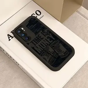 Compatible with Samsung Galaxy S26 Time is Money Phone Case Suitable for Galaxy A26, A36, A55, A35, A06, A16, A05, A14, A24, A34, A54, A15, A05S, A25, A23, A33, A53, A73, A13 4G/5G Shockproof Soft TPU Back Cover