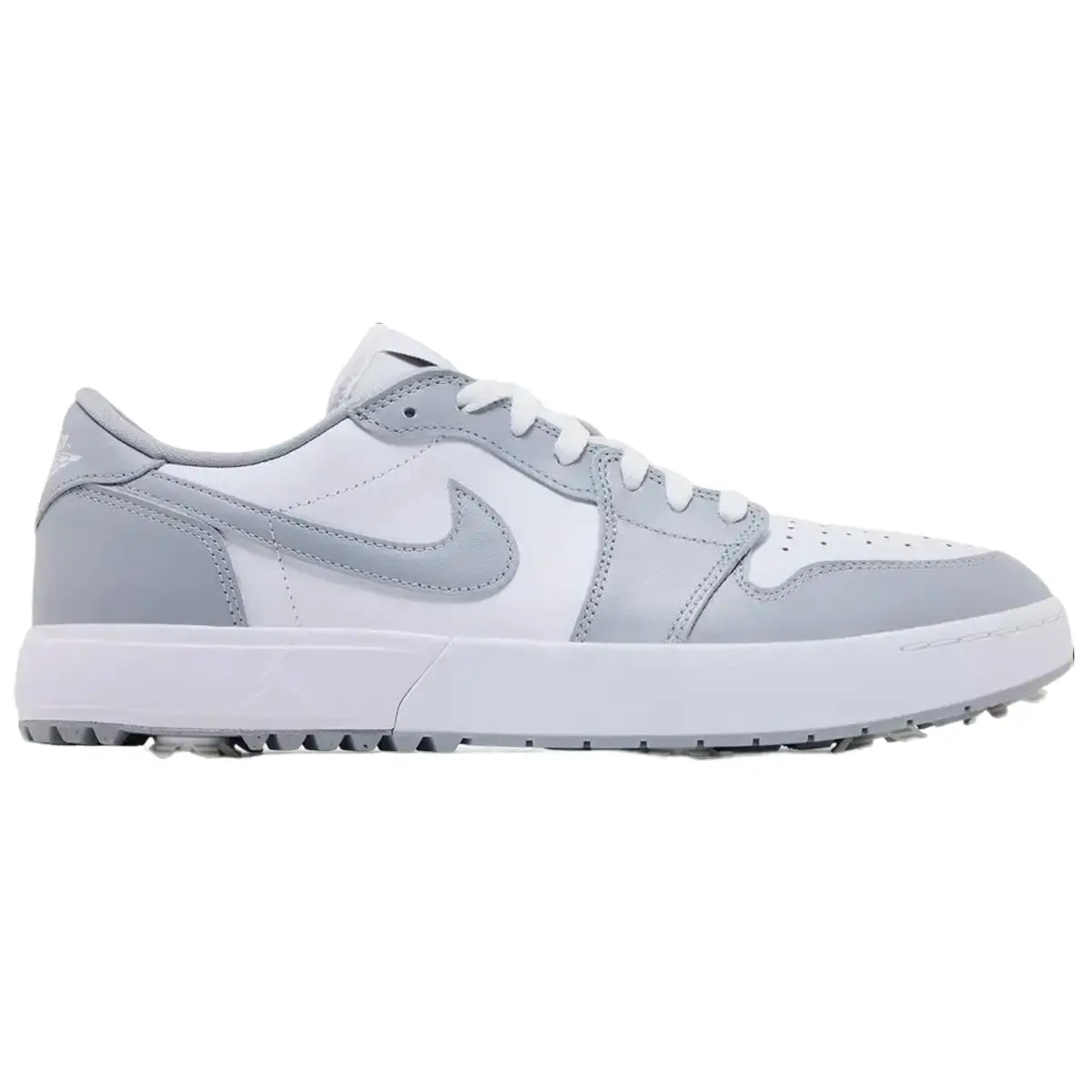 Nike Air Jordan 1 Low Golf Spiked Wolf Grey White Men's Fashion Shoes New