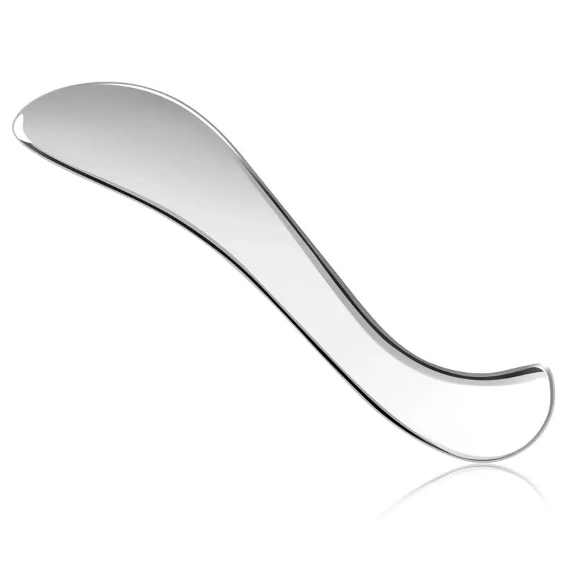 1Pc Stainless Steel Fascia Scraper，IASTM Tool，Muscle Release，Deep Tissue Massage，Physical Therapy，Athletic Recovery，Stainless Steel，FasciaTool，RecoveryRoutine，AthleteLife，Post-Workout Massage，Self-Care Tool，Cooling Metal Therapy ,Body Care