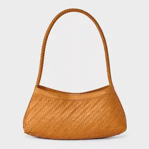 Woven Shoulder Bag - A New Day Orange