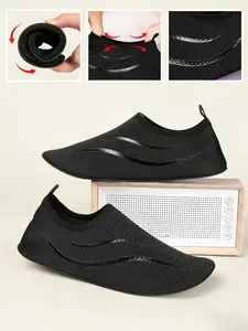 Unisex Summer Indoor Slippers, Easy-On Yoga Shoes, Foldable Water Shoes, Barefoot Swim Surf Shoes, Lightweight Breathable Quick-Dry Beach Shoes