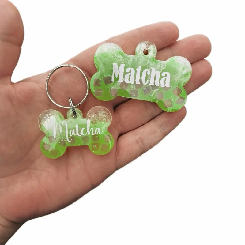 Personalized Pet ID Tag | Custom Dog & Cat Name Tag  | Cute Personalized Collar Tag | Gift for Dog Lovers| custom pet name