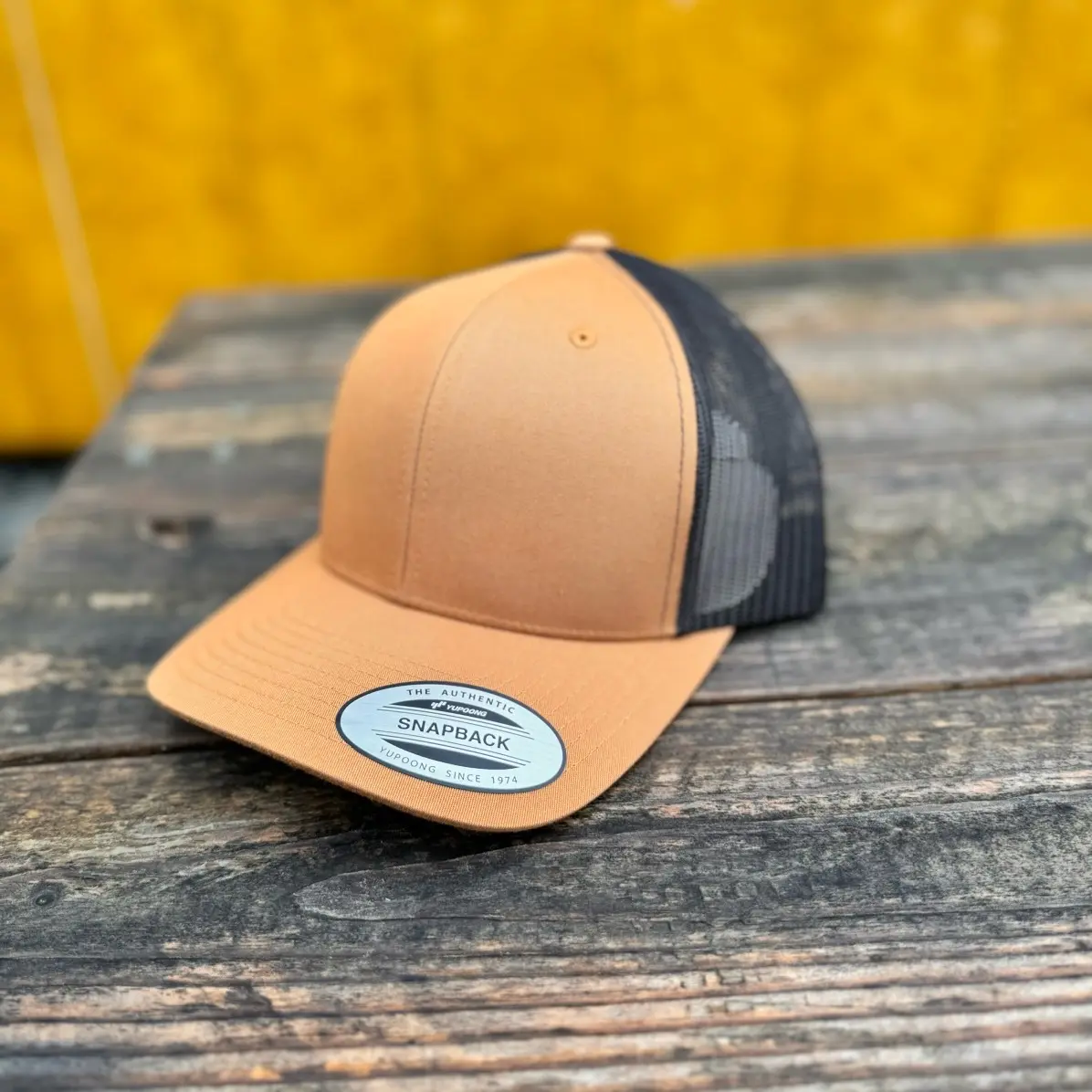 Khaki/black  6 panel