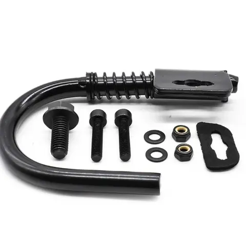 Superior Parts M745RB Spring Loaded Rafter Hook Accessory - Hangable Auto-Snap Heavy-Duty Loaded Hook, 3"x1-3/4"x4-3/8" Universal Mount Bracket, Retractable Hanger for NR83A2/NR90AE Nailer, Saw, U-Shape Tool