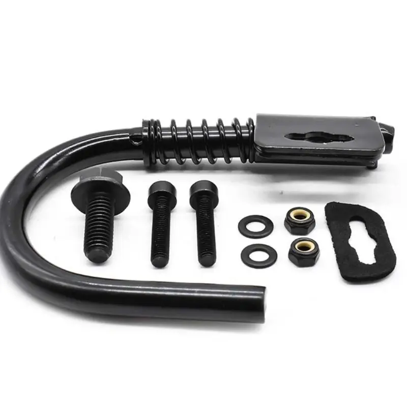 Superior Parts M745RB Spring Loaded Rafter Hook Accessory - Hangable Auto-Snap Heavy-Duty Loaded Hook, 3"x1-3/4"x4-3/8" Universal Mount Bracket, Retractable Hanger for NR83A2/NR90AE Nailer, Saw, U-Shape Tool