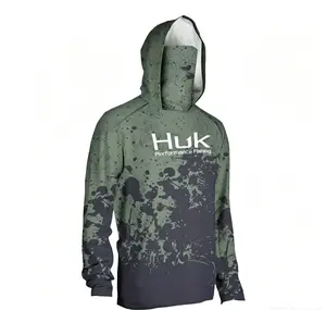 Fishing Hooded Quick-Dry UV Protection Top Spring & Summer New Outdoor Long Sleeve Fishing Coat
