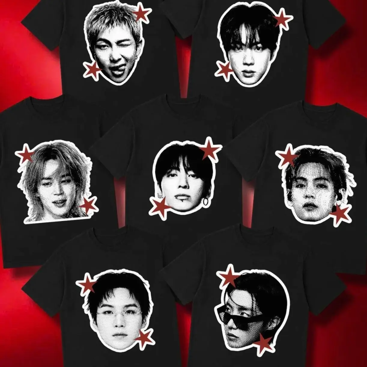 Custom Tee for Kpop Idol Arirang World Tour Bangtan Jungkook V Taehyung Jimin Jin Suga RM J-Hope ARMY Fanmade Shirt Concert Outfit HNKL