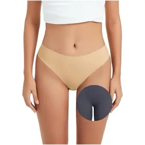 Anti Camel Toe Thongs for Women Seamless No Show Concealer Workout Underwear