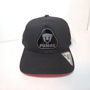 Pumas Novelty Cap, Black/red Snapback with logo Pumas, Gorra de Pumas de Novedad, Pumas Hat