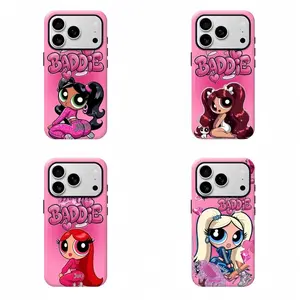 Powerpuff Girls Vibrant Cartoon Phone Case|Childhood Memories Phone Case|Gifts For Women |Cartoon Phone Case |Compatible For iPhone