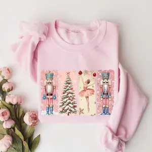 Nutcracker Christmas T-Shirt, Ballet Holiday Sweatshirt, Festive Winter Hoodie, Cute Gift for Women