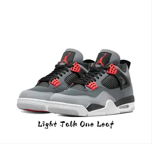 Muted Grey Vintage Kicks Dark Grey Upper Vivid Red Jumpman Logo Two-Tone Black White Outsole