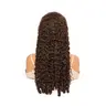 Trendy Beauty Hair Burmese Curly Hair Wig Chocolate Brown Color Wig 13x4 Lace Front Wig Ear To Ear #4 Light Brown 13X6 Lace Front Real Human Hair Wigs Natural Color Pre Plucked 100% Human Hair For Women,sohochic