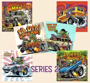 SINGLES, Series 2, Custom 3x3 Premium Vinyl Magnets