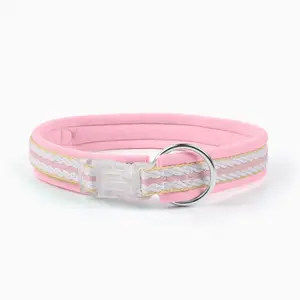 Spring Summer Dopamine Dog Collar for Small Medium Dogs, Teddy Corgi Schnauzer Neck Circle, Comfortable Pet Accessory