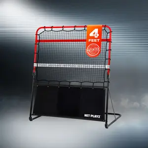 4FT PICKLEBALL REBOUNDER (For 4.0+ Players, Portable Design)