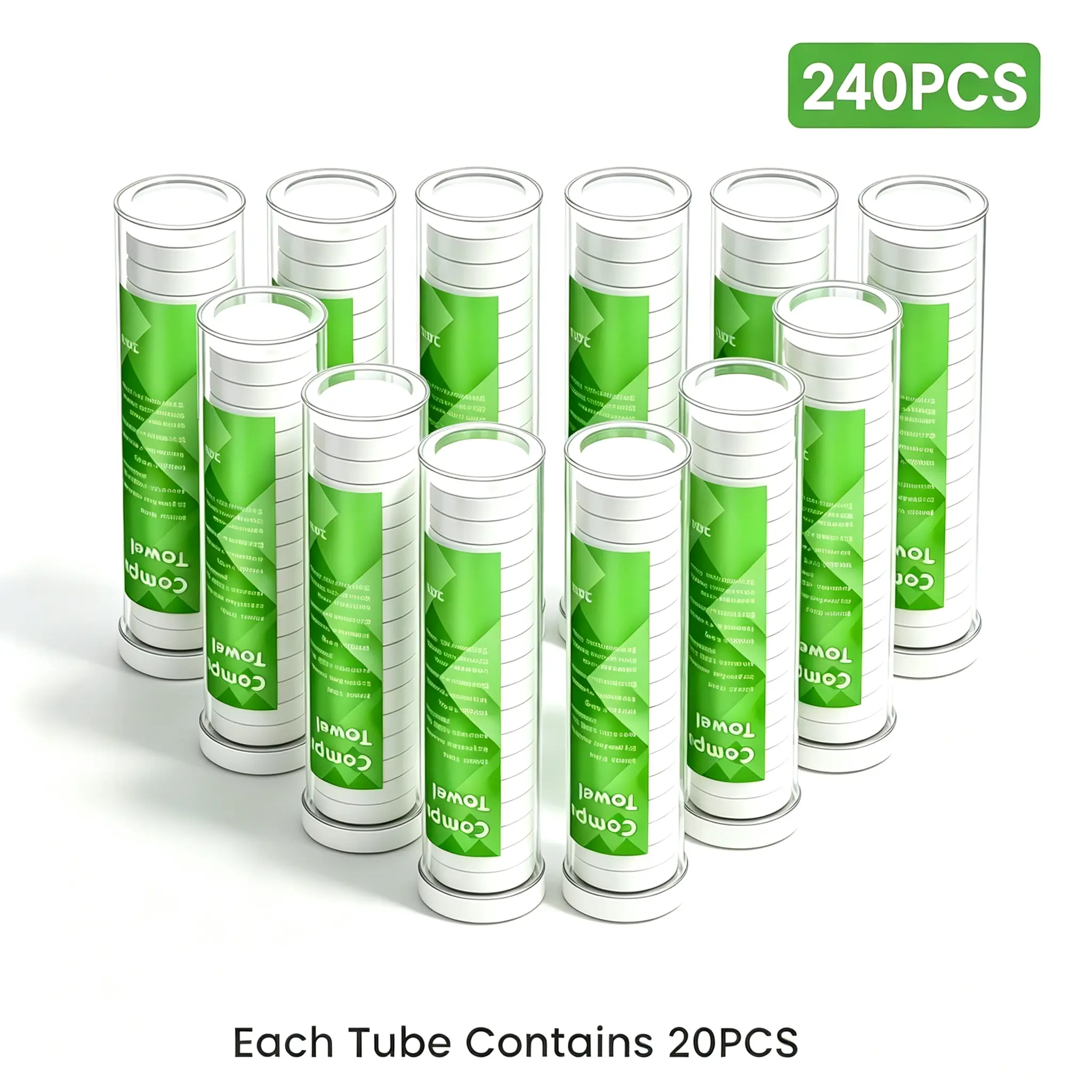 100% Plant-Based Fiber Disposable Facial Wipes - 20 Pieces Per Bucket, Multi-Hot Dispenser & Warmer Compatible for Household Use