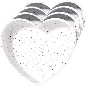 10 Inch Cake Pans - Heart Shaped Baking Molds, Set of 4 Cake Molds for Cake, Cheesecake, Rainbow Cake (heart shaped)