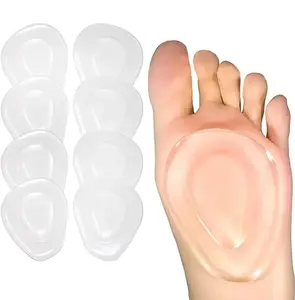 Metatarsal Pads Ball of Foot Cushions 8 Pack Gel Ball Feet Pads for Women Men
