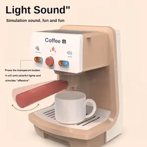 Game House Simulation Coffee Machine Toy, Role Play Kitchen Toy for Girls Boys, Birthday Gift Christmas Present [no Battery], Pretend Play Kitchen