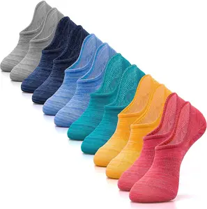 IDEGG No Show Socks Womens Low Cut Ankle Short Anti-Slid Athletic Running Novelty Casual Invisible Liner Socks(6*Colors） Womenswear Comfort