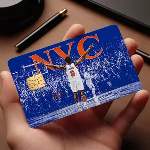NYC Basketball Credit Card Skin, Anunoby NYC Moment Debit Card Sticker, New York Champions Premium Matte Vinyl Decals, NY Sports Fan Gift
