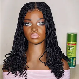 Center part cornrows