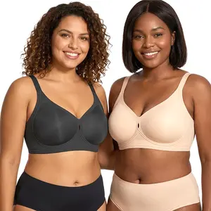 Seamless Jelly Bra with Center Cutout - Wireless All-Day Comfort, Breathable Fabric, Lightly Lined Natural Shape, Secure Fit with Wide Straps