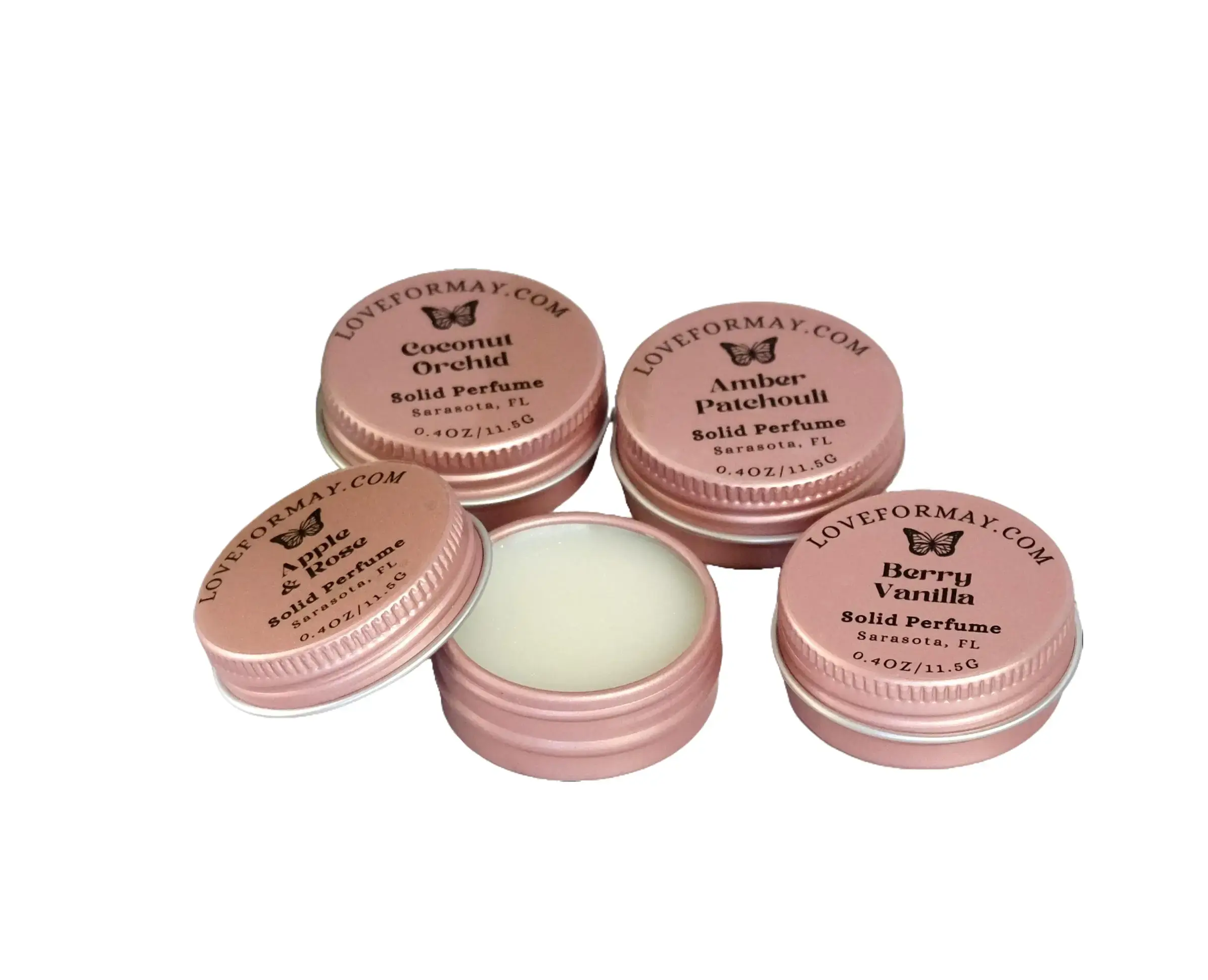 Solid perfumes handmade toxin-free travel size natural wax