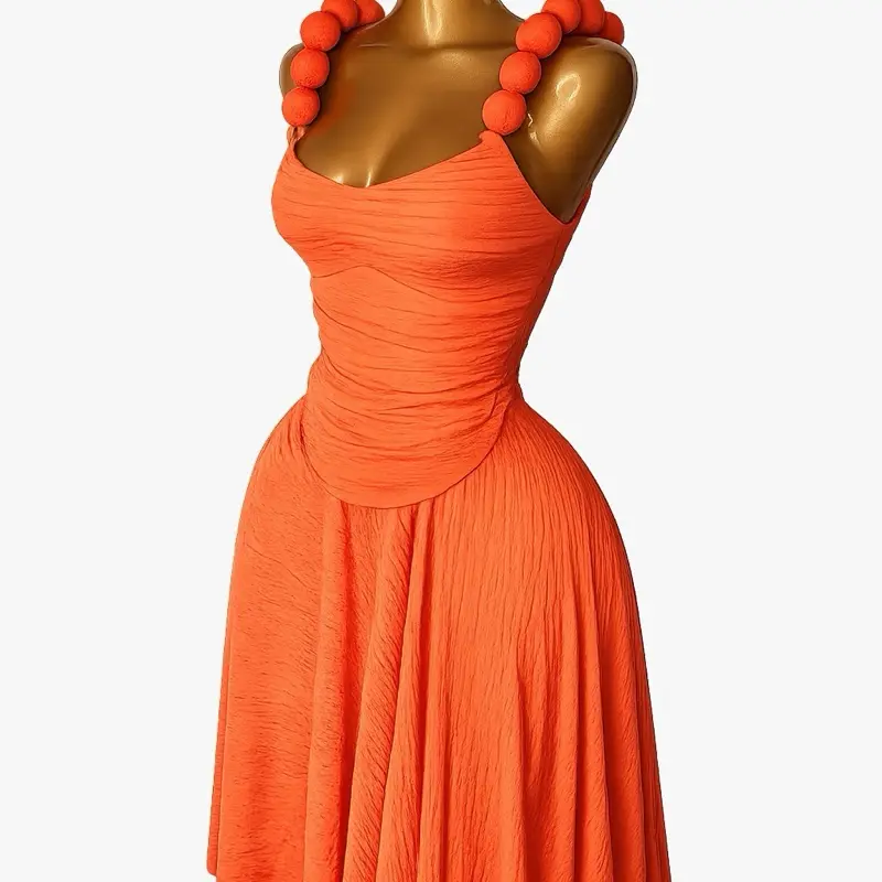 Women's Soft 2-Piece Formal Evening Dress - Feminine Stylish Top and Asymmetrical Skirt