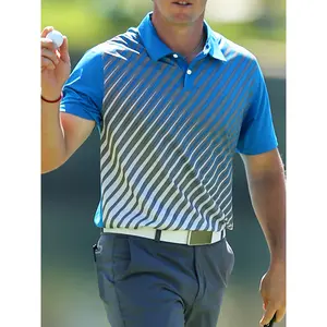 Men'S Casual Sports-Style Golf Polo Shirt, Suitable for Various Ball Sports