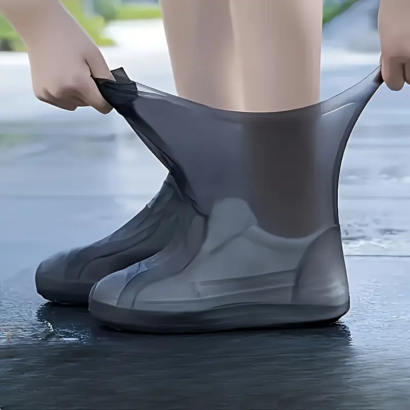 Unisex Rubber Slip-On Shoe Covers - Reusable, Waterproof, Non-Slip Sole for Outdoor Activities, Bowling (Sports & Outdoor, Ball Sports), Outdoor Sports