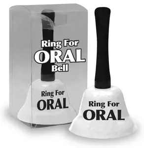 Ring for "OR#L"  Bell – Funny Bedroom Gag Gift, Novelty Desk Bar Bell, Joke Prank