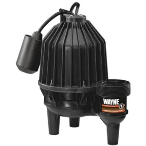 212 MAIN Auto-Manual Corrosion-Resistant Thermoplastic Sewage Pump, 0.5 HP, Tether Float (SEL50 Model)