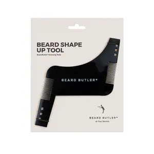 Beard Butler® Shape Up Tool - Precision Beard Shaper & Line‑Up Template for Cheek, Jaw & Neck Lines