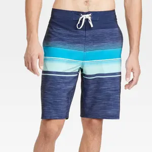 Goodfellow & Co Men's Board Shorts Swimwear 10" Ocean Striped Swim
