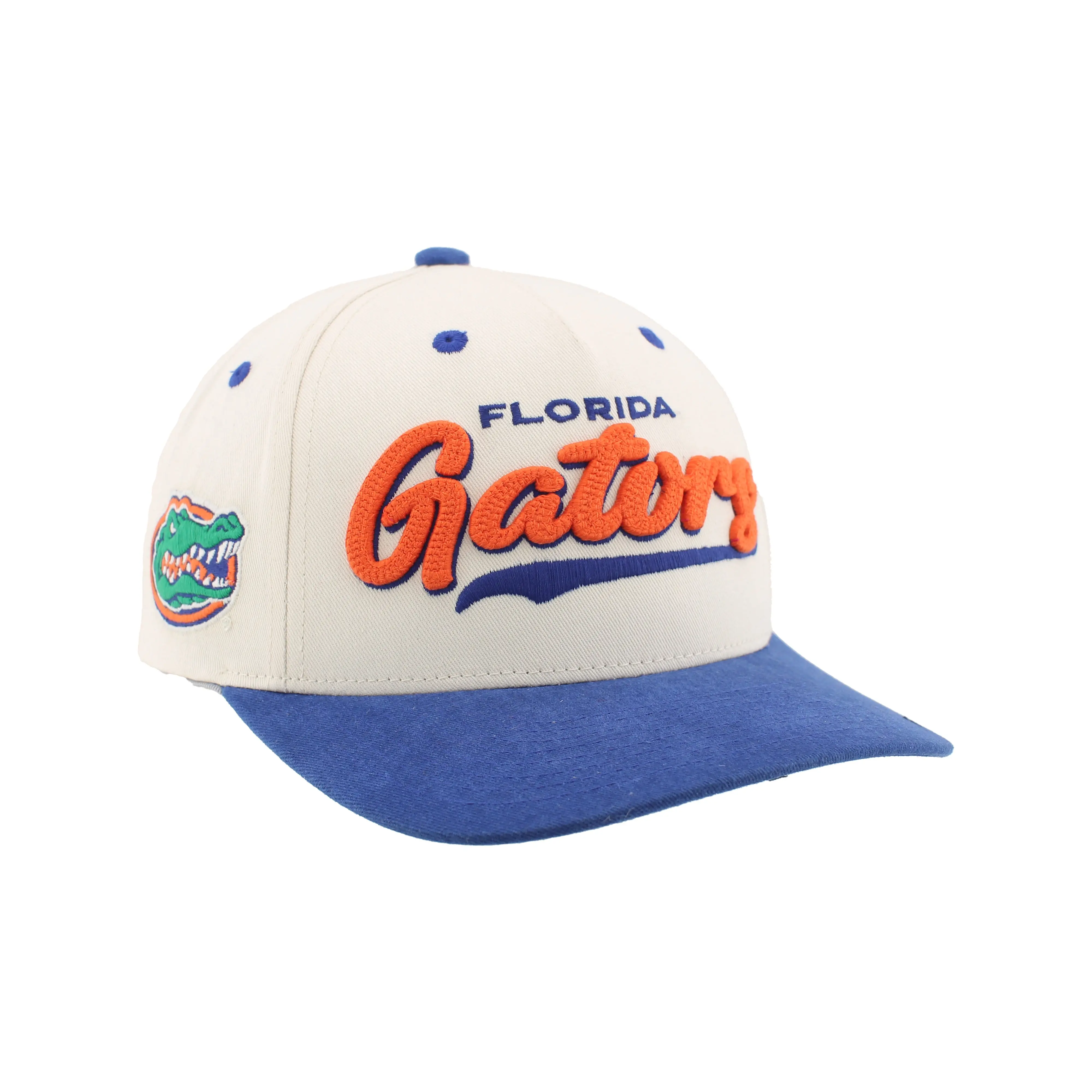 Florida Gators Zephyr Ivory Brushed Cotton Adjustable Hat