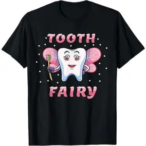 Tooth Fairy Dentist And Dental Hygienist Halloween Costume T-Shirt