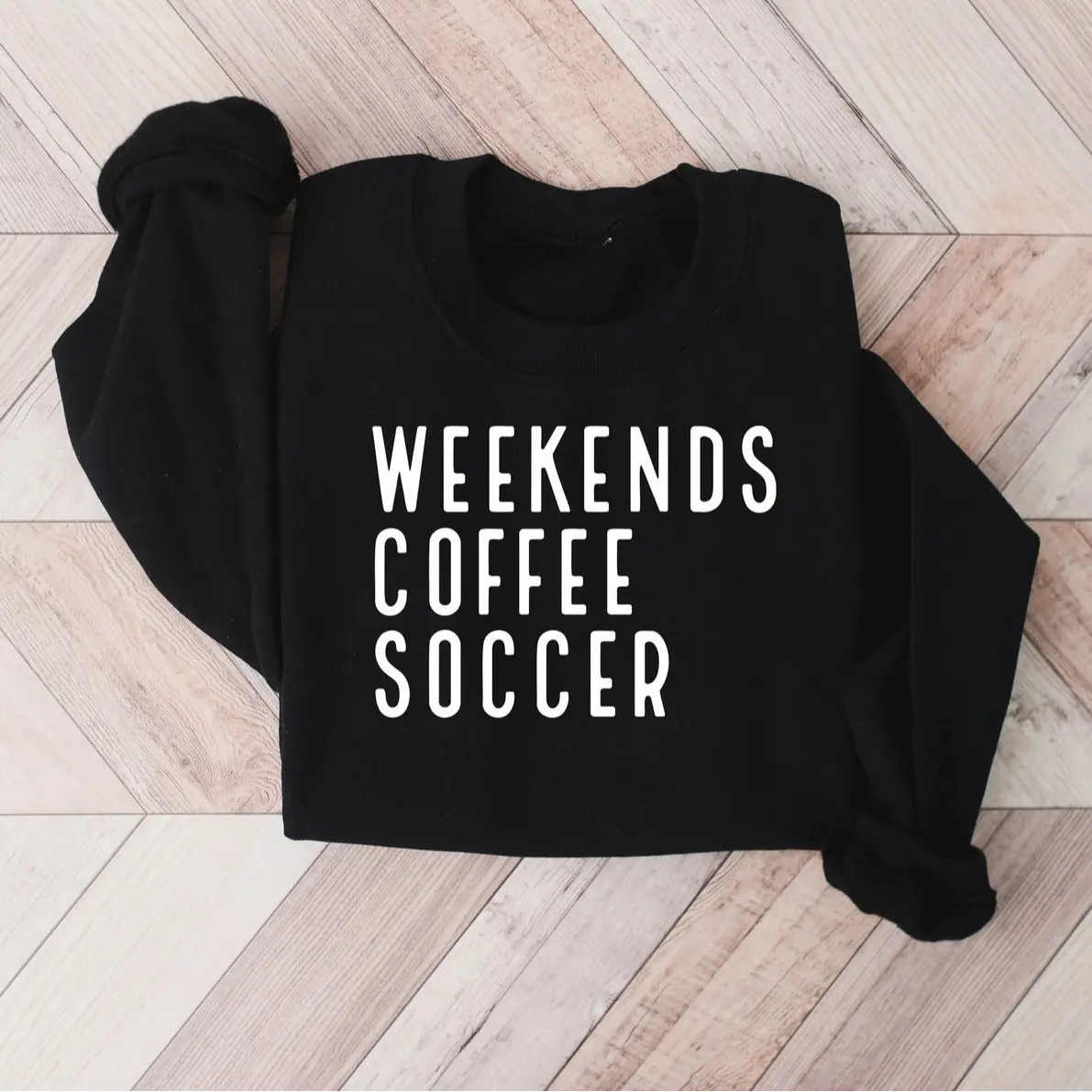 Weekend Coffee Soccer Sweatshirt, Soccer Sweatshirt, Soccer Mom Sweatshirt, Sweatshirt for Women, Game Day Sweatshirt